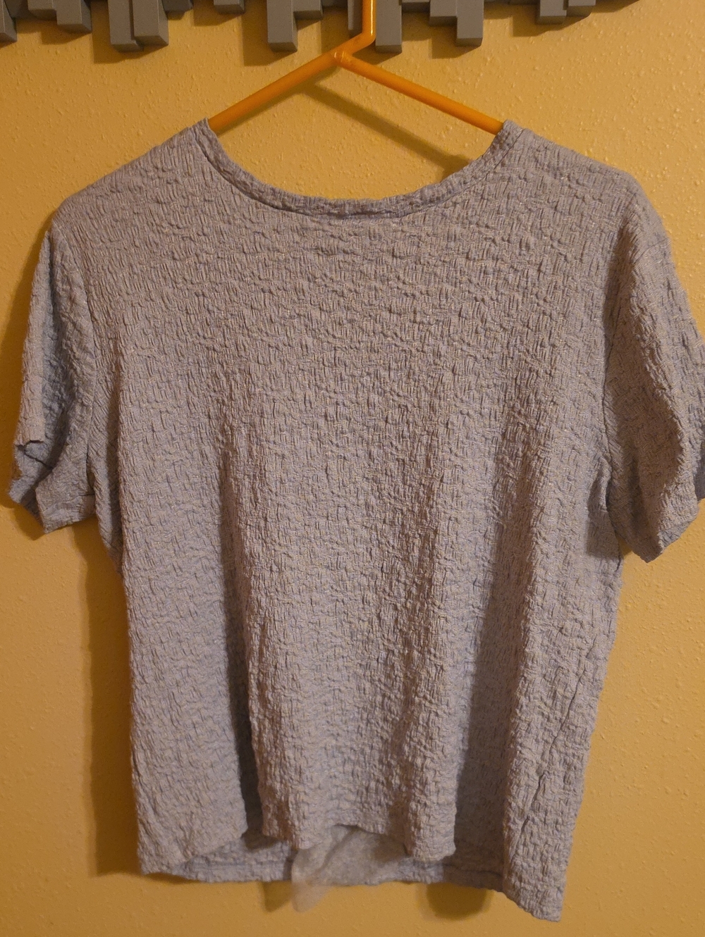 Womens short Sleeve gray Shirt
